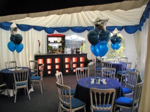 5m Pagoda marquees in use for an anniversary party